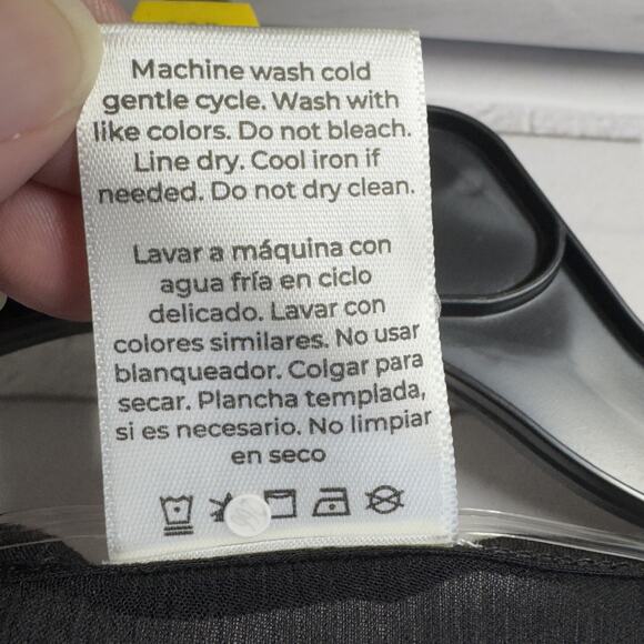 Anne Cole Flounce Tunic Swimsuit Coverup Black Women's Size M/L - Picture 7 of 10